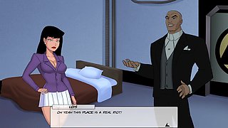 Mommy in DC comic hentai gets freaky with a big ass