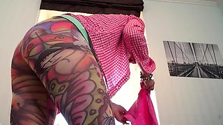 Pregnant Redhead Webcam Masturbation