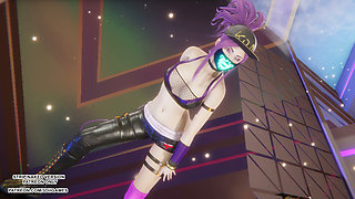MMD - BlackPink - JUMP - Akali Sexy Kpop Dance League of Legends Hentai Uncensored 4K 60FPS