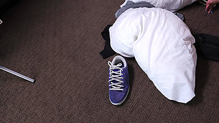 Stepson Catches Stepmom with the Maid