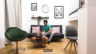 Vip4k. pregnant horny hoe is hardcore in front of her pitiful spouse
