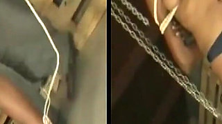 Extreme Big Tits Ebony BDSM Slave Mara Cruel Spanking Tit Busting and Whipping 3dlr