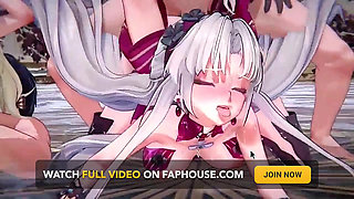 Wuthering Waves - Harem Sex Party - 3D Hentai Animation
