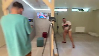 Bella Mur & Polly Yangs Gloryhole First Time Sex Vlog - Asian Teen Blowjob Outdoor