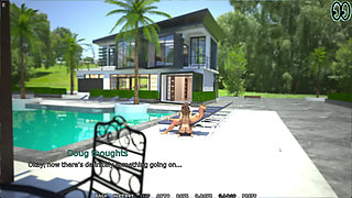 Italian Beautiful Wife Having Fun with Husband Friends