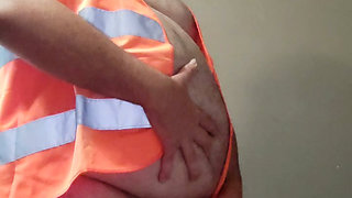 Construction bear wank and cum