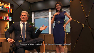 The East Block: Boss His Buddy and His Employees Foursome Sex in the Office Ended with Huge Cum Explosion - Episode 42