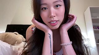 Amateur Blonde Gives A Handjob POV