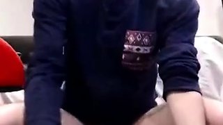 Muscular Webcam Stud Strokes His Big Cock