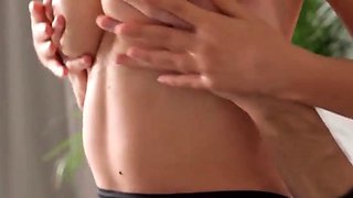 A ultra-cute blond lady enjoys harsh sex with a delivery