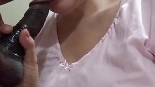 Assy will go to her job .she blowjob me first