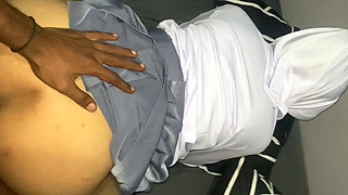 A Stepsister's Wedding Dress for the Sake of School