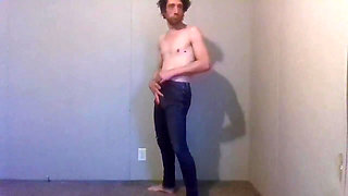 Trying Clothes Playing, Dressing and Undressing - Blue Jeans Pt 9