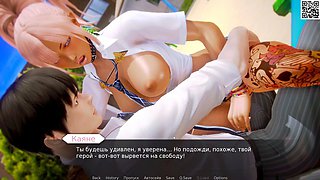 Hot teacher gets off in the pool while playing spy games