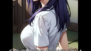 PURPLE HAIR SCHOOLGIRL DOMINATES CLASSMATE IN HER ROOM