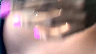 Amateur ebony Nela masturbates and screams