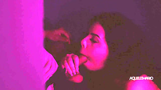 Brazilian Sexy Girl Really Enjoyed Showing off at Swing Party Cabin While Her Husband Watched Me Fuck Her All Over