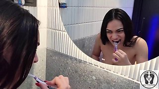 Ana Spears Dental Hygienist Mouth Fetish Close-Ups Bare