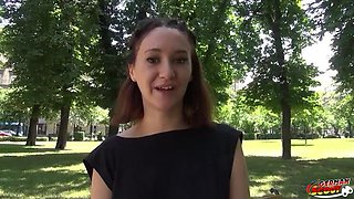German Scout Gina Ferocious Rough Fuck - Big Dick Casting Interview Blowjob Facial HD