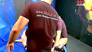 Ggg John Thompson-mini Hotcore Loves Riding It Deep And Wet And Cum Swallows Gangbang Fuck