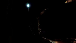 Late Night Pierced Tongue and Nipples POV Ride