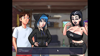 Summertime saga: the nurse gave me a handjob.