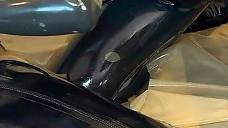 Latex Bag Mistressae & Miss Lilly Edging Threesome