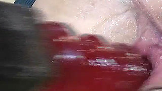 Far Spread Pussy Fucked by Machine 328 E