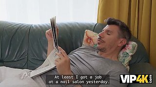 Stepdad Lets My Redhead GF and Me Stay – I'll Do Anything He Wants