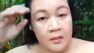 Sexy Naughty Wife Show Her Beautiful Ass and Pussy in Jungle