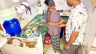 Wife’s Friend Hardcore Sex in Kitchen Non-stop Nude Passion Hindi Video