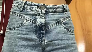 She came home tired and took everything off!