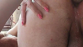 Men Fingering Ass and Fucking with Strap-on