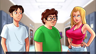 Summertime Saga - Eve might be pregnant after Johannes fucked her