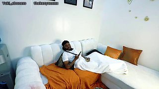 Hot Ebony Doctor from Hospital Fucks Broken Cock Recovery