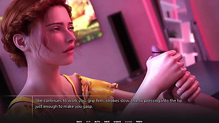 Taboo University - Red Head College Girl Massages Me and Gives Me a Warm Handjob