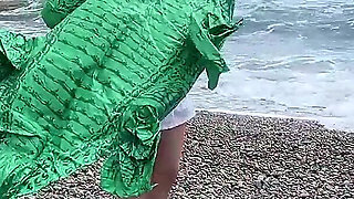 Vlog Lissa Brown Goes to a Nudist Beach to Film a Custom Video