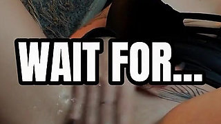 3x Squirt with Fuck Machine - Ahegao Tattooed Slut Squirt Hard