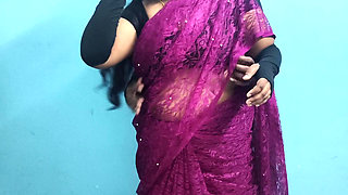 Tamil Manager Wife Birthday cheating with Company Staff, Desi Aunty romance sex, Mallu Aunty doggy style