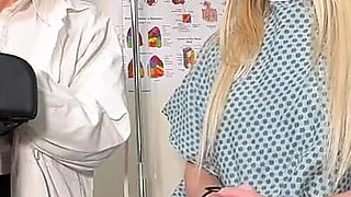 Doctor Lora Cross Performs Oral Anus and Vaginal Exam on Babe