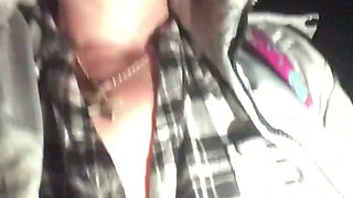 Got My Tits Out to Try and Cool Down Whilst Walking at Night