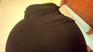 Huge Hanging Fat Boobs & Big Ass Arab Hot Stepaunty Want Fuck From Neighbor When Her Husband Go to Market!