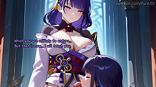 Raiden shapes a useful pleasure vessel from her new girl (Anal JOI)