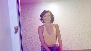 Teamskeet - lusty teen violates all the house rules and is made to undress and arch down for some smacking