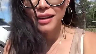 Smoking Outside in My Glasses and Joking