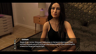 Move the Chains - Stunning Long Haired Brunette Loves Being Teased by Me Taboo Hentai 3D Game