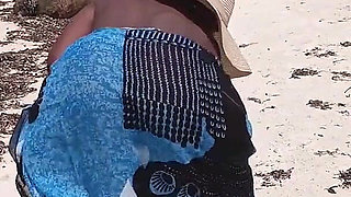 Extreme Flashing at the Beach. Made My Uber Driver Play with My Clit Till I Squirt
