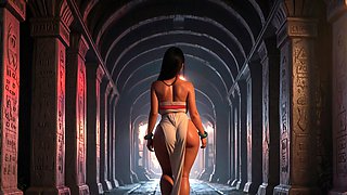 Temple Lust - AI Futanari Animation from Vyrisa
