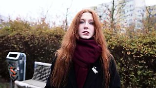 GERMAN SCOUT - Real Redhead Ginger Teen Alice
