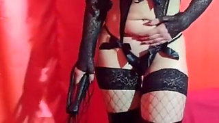 Mistress Alice dominates the obedient slave guy